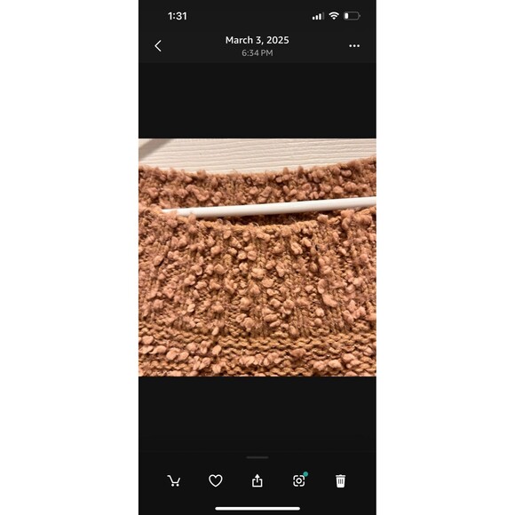 Billabong Womens Furget Me Not Off Shoulder‎ Sweater Pink (Sandy Toes) Sz Small - Picture 3 of 7